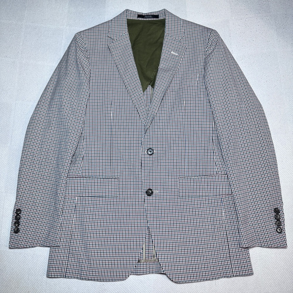 Todd Snyder Sport Coat Mens 36R Sutton Fit Subalpino Italian Fabric Check Blazer